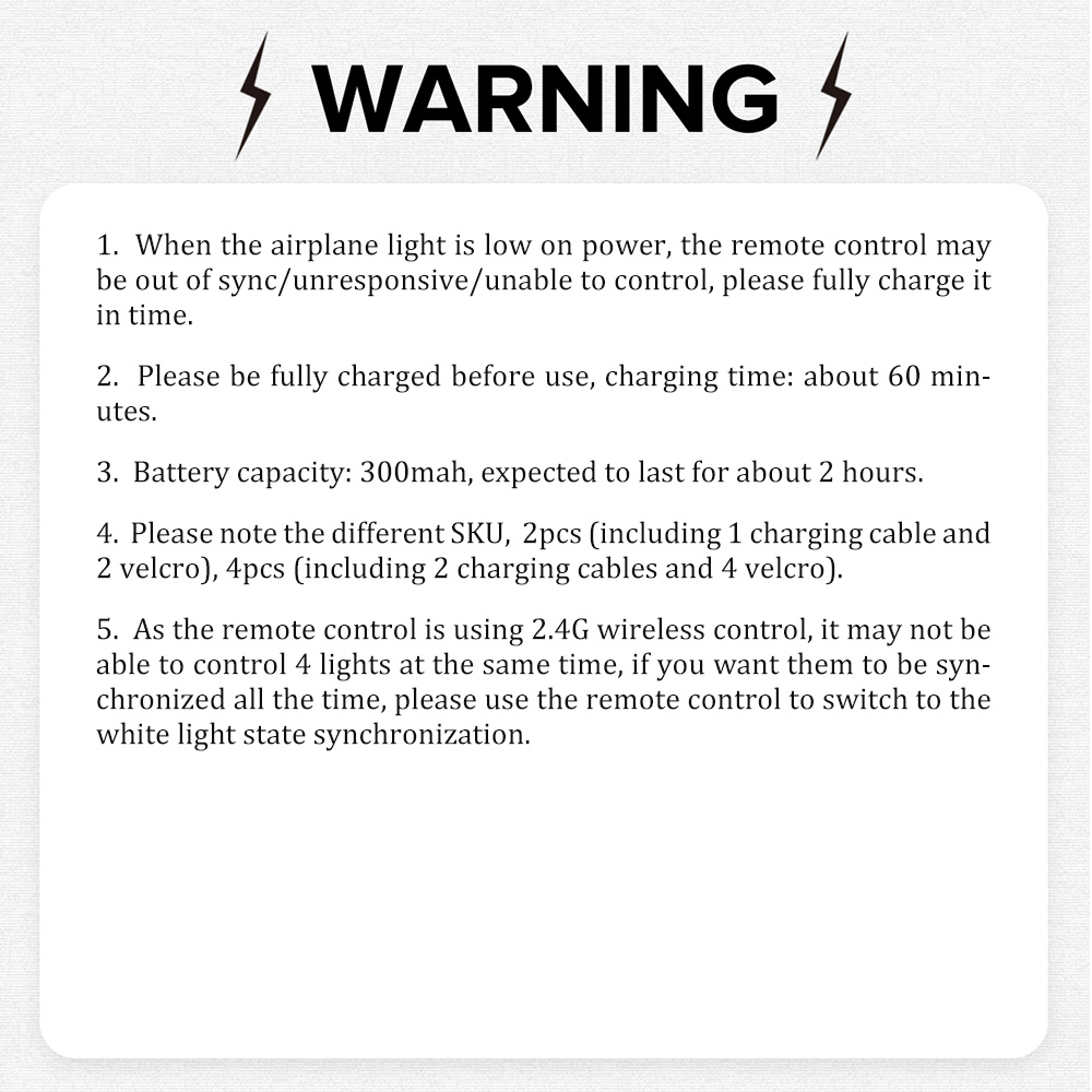 2/4 Luces LED Estroboscópicas  - Drone Strobe Light reseña y precio