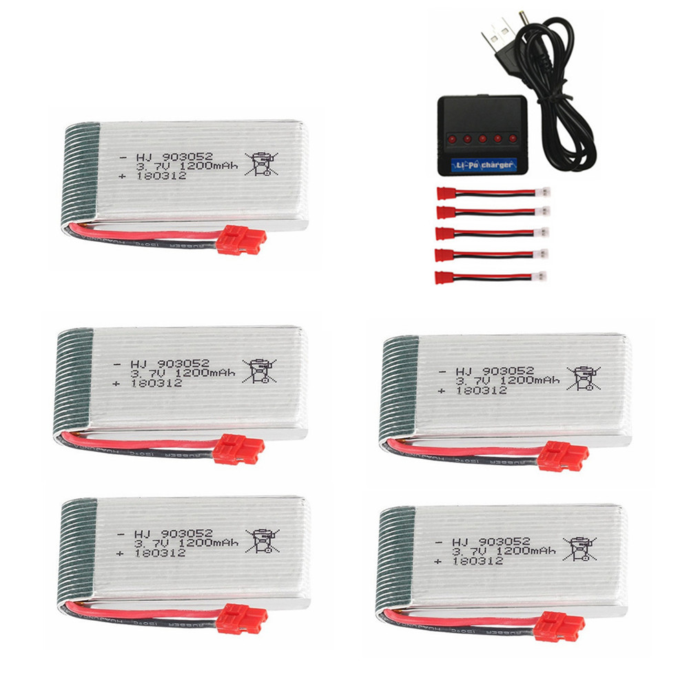 Batería lipo 3,7 V 1200mAh 903 - Drone Battery Charger reseña y precio