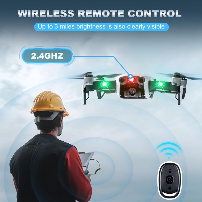 Luz estroboscópica LED inalámb - Drone Beacon Light reseña y precio